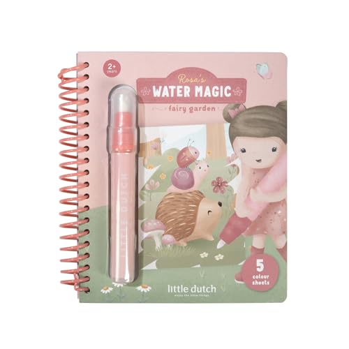 Little Dutch Fairy Garden - Libro da colorare per bambini, motivo: Water Magic
