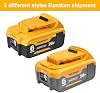 waitley batería de reemplazo 20V 6.0Ah compatible con herramientas DEWALT 20V | batería de iones de litio compatible con batería DEWALT 20V DCB200 DCD DCF DCG series herramientas inalámbricas, no fabricada por DEWALT 4