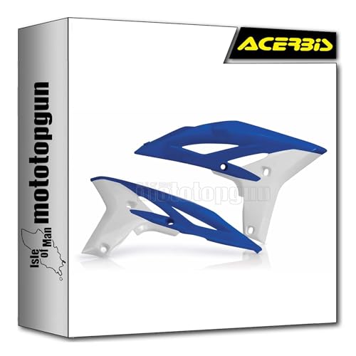Ouïes de radiateur Acerbis bleu blanc pour moto Yamaha YZF 250 de 2010 à 2013