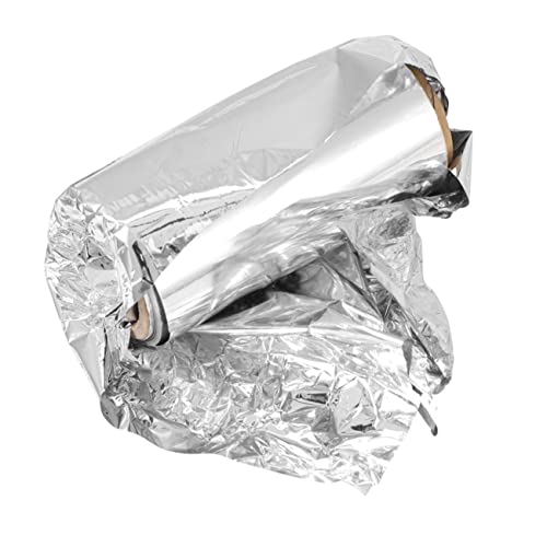 DRESSOOS 2 Rouleaux papier pour nail art salon menagere unique barbir coiffeuse vernis à ongles gel feuille de cheveux papier d'aluminium pour barbier outil permanent