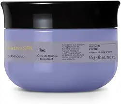 O BOTICARIO, O BOTICARIO NATIVA SPA LILAC ÓLEO EM CREME CORPORAL 175g