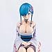 OneOneSay Anime Figura Re: Zero REM inginocchiato Postura Action Figure Anime Personaggio Modello/Statua PVC Figurine Giocattoli/Bambole Anime Collezione 16,5 cm/6,5 pollici