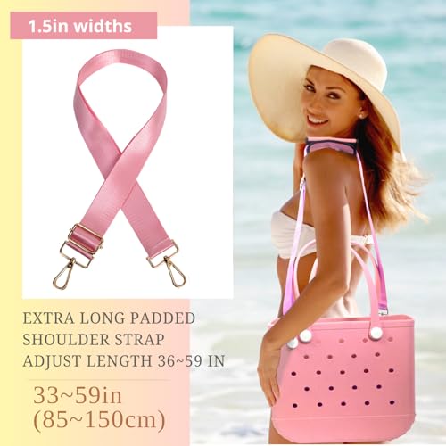 Image of Strap Wrap for Bogg Bag Accessories, Adjustable Crossbody Shoulder Strap Wrap with Detachable Pad, For XL Medium Bog Bag