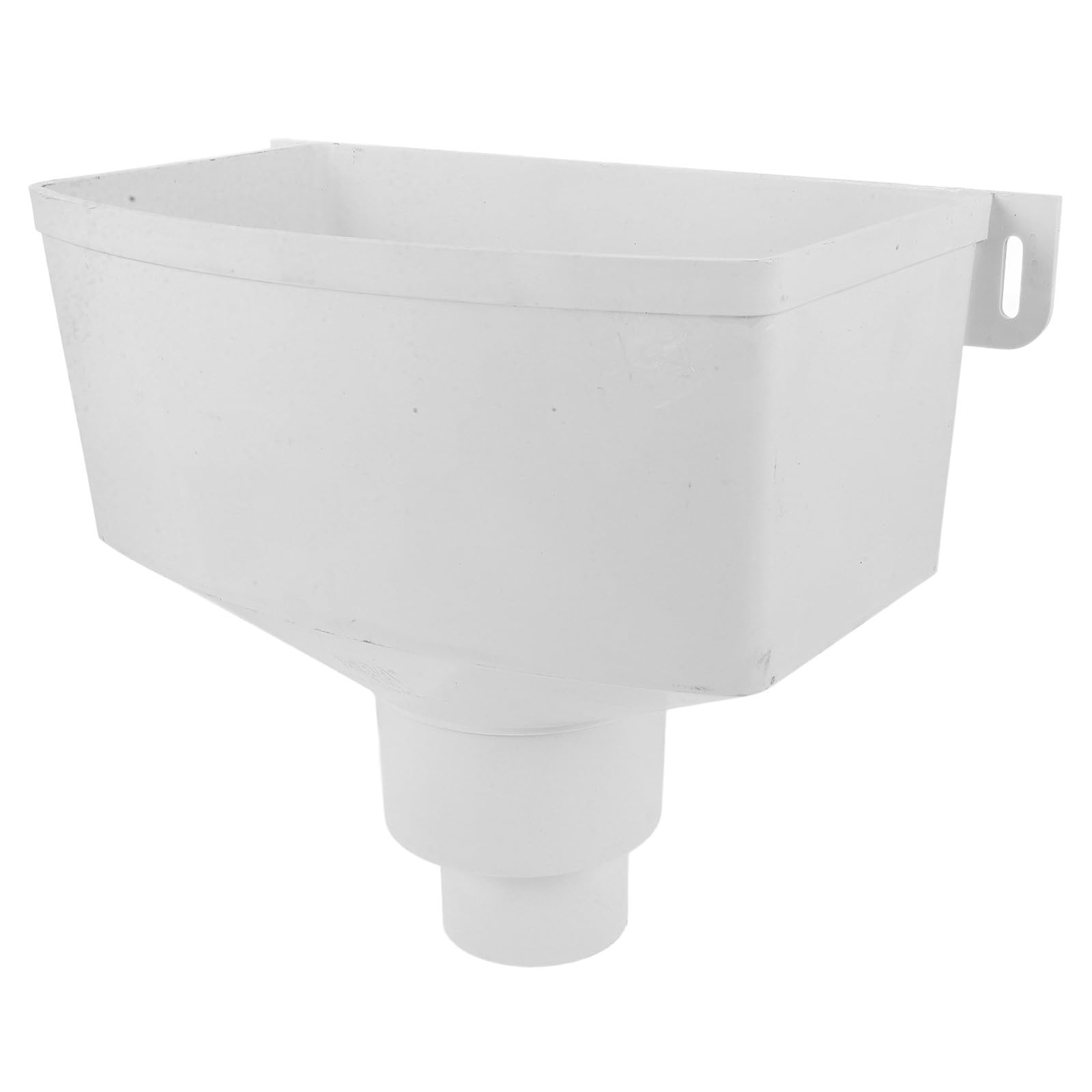 Conector de Bajante de Canalón de Techo Pvc Blanco 75 110 | Adaptador de Canaleta Pluvial, Pieza de Drenaje para Lluvia, Uso Sencillo y Rendimiento Mejorado