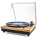 Produktbild Plattenspieler,VIFLYKOO Bluetooth Schallplattenspieler Vinyl Plattenspieler Turntable und Digital Encoder mit 3-Gang 33/45/78 U/min Eingebauter 2 Stereo Lautsprecher Aux-In RCA - Naturholz