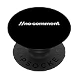 Programmer No Comment IT Coding Programming Coder Men Women PopSockets Standard PopGrip
