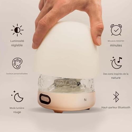 Lampe lune de bureau éclairage d'ambiance télécommande pour table - 4
