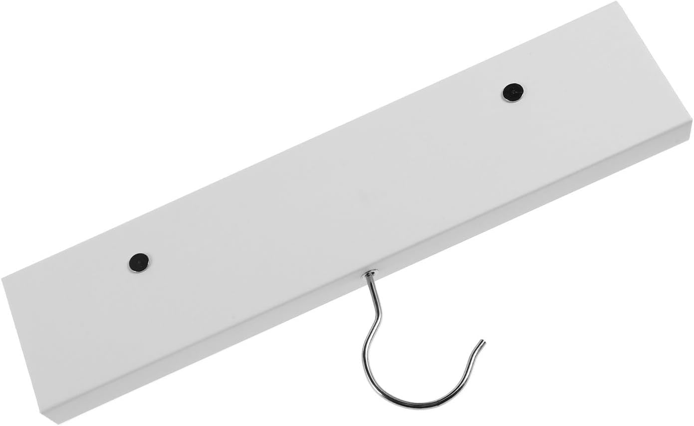 BESTOYARD Metal and Plastic Hook for Textile Sample Display with Easy Installation and Smooth Finish, for Retail Space and Showroom Use, Modern Minimalist Style Fabric Sample Hanger