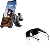 Lamicall クイック取付 自転車 スマホホルダー + オーバーサングラス