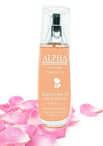 Bulgarian Rose Oil Serum organic Hair Care By Alpha New York 100 ml. / 3.38 fl.oz.