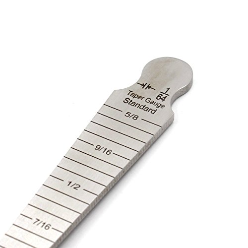 Welding Taper Gauge Hole/Gap Inspection 0-5/8''(0-15Mm) Measure In Inch/Mm Stainless Steel Laser Engraving #TOP6