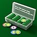 Zoragarria 200-1000 Custom Plastic Chips,Personalized Design of Logo, Image, Text Printed on Coins, Good for Drink Tokens, Poker Games, Bar, Business Cards and Party (Green)