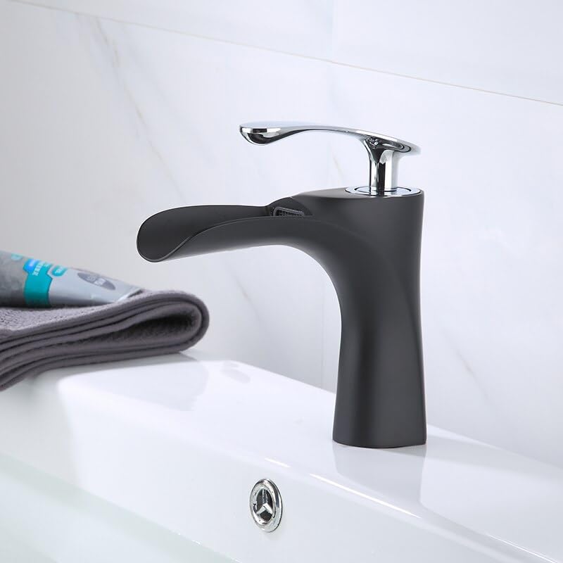 Grifo de Lavabo con rociador y mezcla de agua fría y caliente