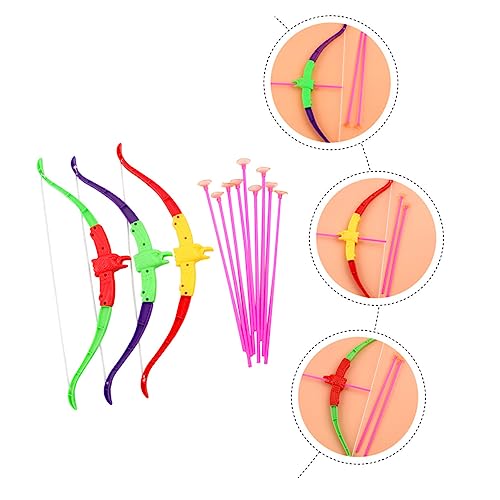 YARNOW Boys and Girls Archery Toys Set Boys and Girls Outdoor Activity Set Safe Fun Random Color - Image 3