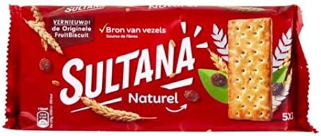 Biscuit Portion Packs | Sultana | Natural 5 x 3 pieces | Total Weight 7.69 ounce