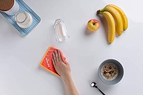 Vileda Colors Design III multifunctionele doek, microvezel, verschillende kleuren, verpakking van 3 stuks - Image 4