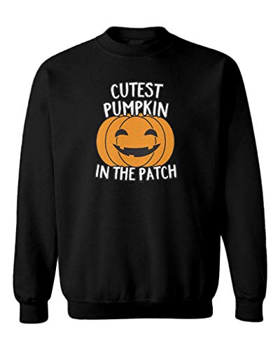 Cutest Pumpkin in The Patch - Halloween Youth Fleece Crewneck Sweater