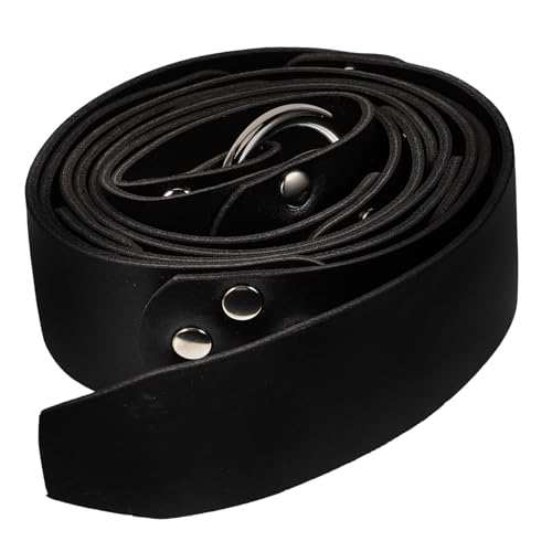 Medieval Leather Belt for Adults Vintage Style Accessory for Cosplay and Costume Events for Knights and - Main Image