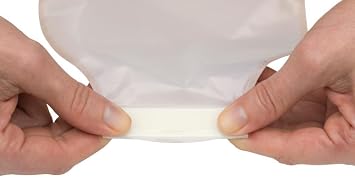 Hollister 18194 New Image 2-Piece 12 Drainable Ostomy Pouch, Blue Color Code Match, 10 Pack, Transparent Pouch 2-3/4 Flange Size
