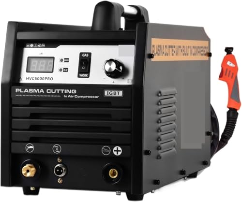 Plasma Cutter with Built-in Air Compressor, Inverter Welding Machine for Alloy, Copper, Aluminum, Easy Setup