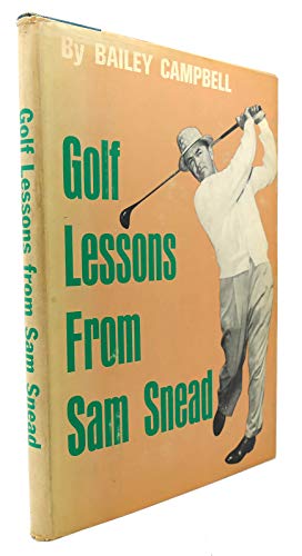 Golf Lessons from Sam Snead B000YPXKYE Book Cover