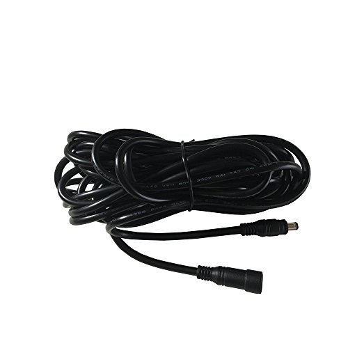 Hanvex HDX20 20ft 2.1mm x 5.5mm DC Plug Power Adapter Extension Cable, 18AWG Heavy Duty Cord for 12V, 24V LED Strip, Lighting, and more