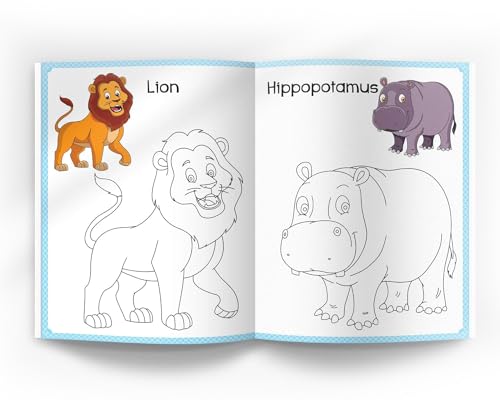 101 Copy Coloring: Fun Activity Book For Children Paperback by Wonder House Books