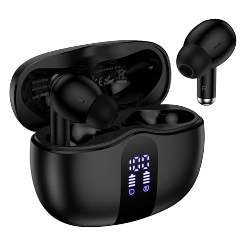 for iPhone 17 Pro Max Wireless Earbuds Ear Buds for iPhone 17 Pro Air 17 16e 16 15 Plus, Bluetooth 5.3 Headphones in Ear Earphones with Mic,48H LED Display Bluetooth Earbuds for Samsung Galaxy A17 S25