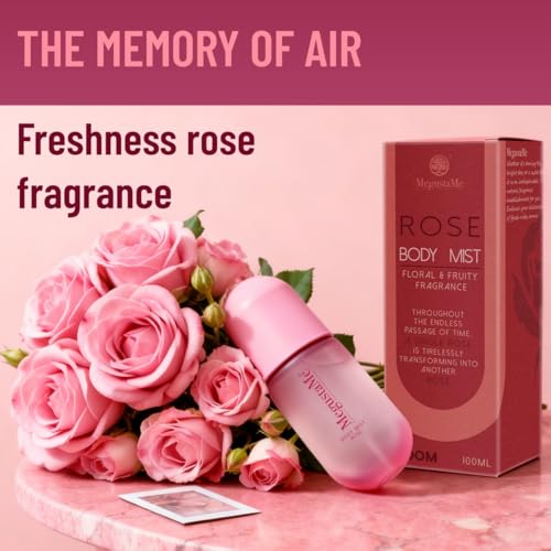 Image of Rose Body Spray for Women, Paraben & Phthalate Free, Vegan & Cruelty-Free Gentle Fragrance Mist, Quick Dry Non-Greasy Scent Spray, 3.38 fl oz