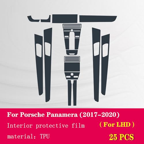 Film protection GPS Porsche Panamera 2010-2023 TPU transparent anti-reflet - 3