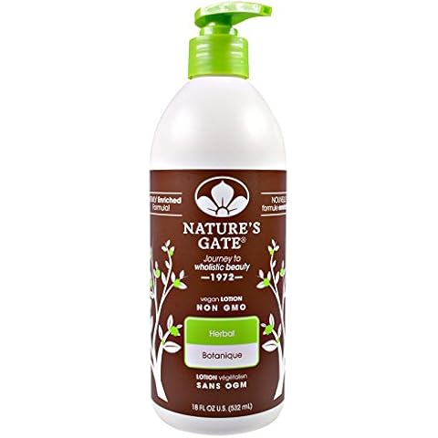 Nature's Gate Moisturizing Body Lotion - Herbal - 18 oz (532 ml) Cover