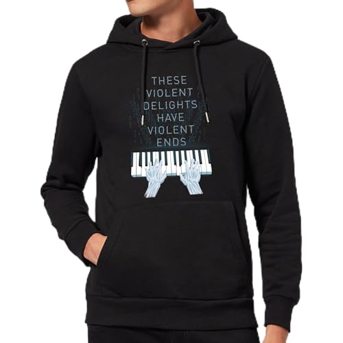 Image of Zavvi Official Westworld Adults Hoodie Violent Ends Black - XXL