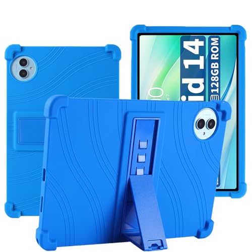 YHFZR Custodia Cover per Teclast P50 11 Pollici, Ultra Leggero Protettiva Cover in Silicone con Supporto per Bambini per Teclast P50/P50S 11 Pollici, Blu