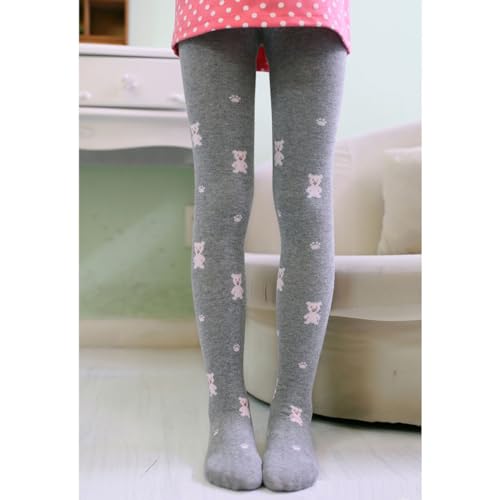 Happy Cherry Girls Cartoon Cotton Leggings Pants Tights Warm Stockings 2 Pack 7-10Y2