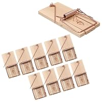 VonBueren 10x Mausefalle Schlagfalle, Mäusefalle aus Holz, Mausefallen – Ansicht 5