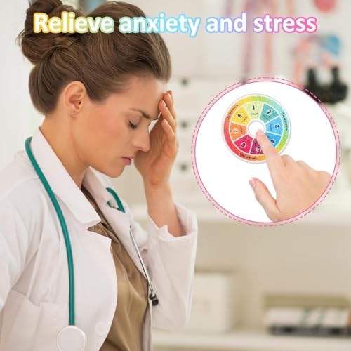 60 Pcs Calm Strips Anxiety Sensory Stickers, 5 Style Calming Strips AdhesiveTactile Textured Stickers Adult Sensory Items Fidget Stickers Anxiety Relief for Adults Teens Desk Classroom Christmas Gift