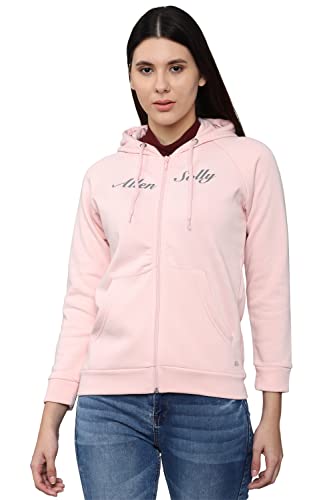 Image of Allen Solly Women's Cotton Hooded Neck Sweatshirt