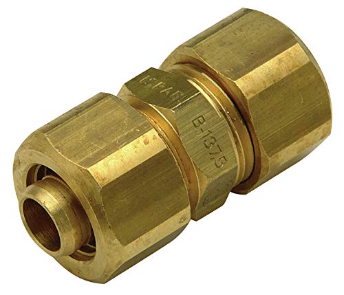 Zurn QHC33C Brass Radiant Heating Coupling Fitting, 1/2" Compression, Metal (Pack of 25)