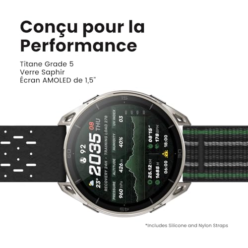 Amazfit Cheetah 2 Ultra Bluetooth GPS NFC 44mm AMOLED T.U. Étanche 5ATM SpO2 - vue 3