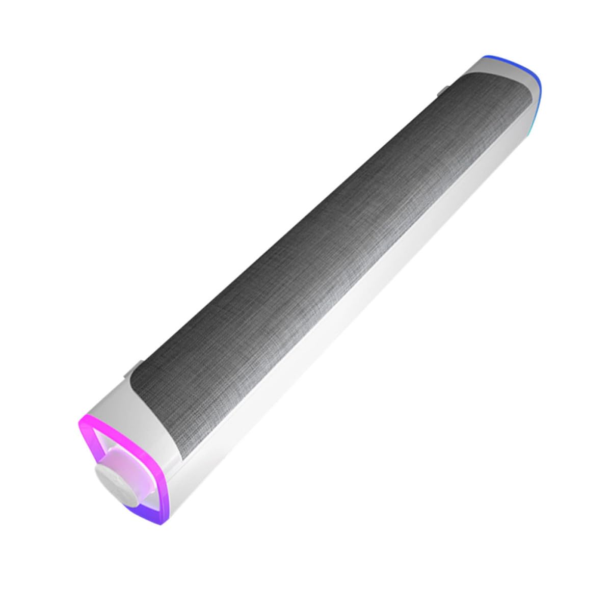 Uonlytech Soundbar Stereo per Computer 6w a Doppio Altoparlante | Tessuto, Risposta 25hz-20khz, Rapporto Segnale-rumore 80, Design Compatto e Portatile