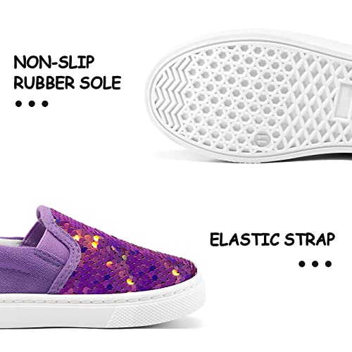 Image of K KomForme Toddler Sneakers for Girls Boys Slip On Canvas Walking Shoes | Lightweight, Comfortable