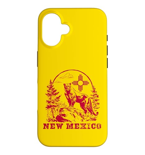 New Mexico Mountain Lion & Zia Outdoor Hiking �X�}�z�P�[�X iPhone 16 �p