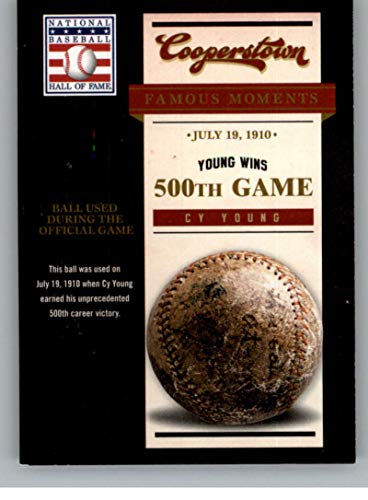 2012 Panini Cooperstown Famous Moments #20 Cy Young Cleveland Indians