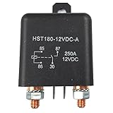 FainWan 12V 120 Amp 4 Pin Heavy Duty Relay Split Charge Relay Switch SPST 4 Terminal Trucks Marine Boat Relays