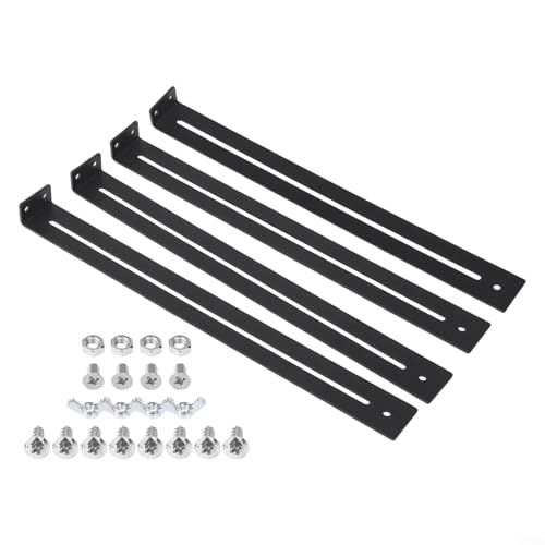 Kit de réparation et de renforcement de tiroir en acier pour armoires en panneaux de particules de bois, répare les tiroirs affaissés et améliore la stabilité des meubles (lot de 2)