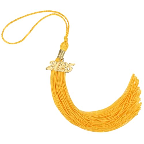 TecUnite 2025 Graduation Tassel Academic Graduation Tassel with Year Charm Ceremonies Accessories for Graduates