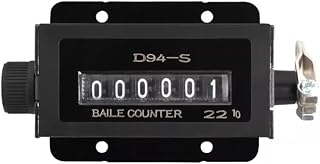 Mini Digital Counter 0-99999 6Digit Number Hand Tally Click Timer Mechanical Resettable Manual Pull Stroke Counter D94-S