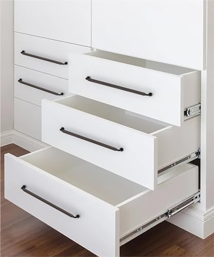 Tiradores de bronce aceitado de 192 mm para muebles, alacenas de cocina y cajones 4