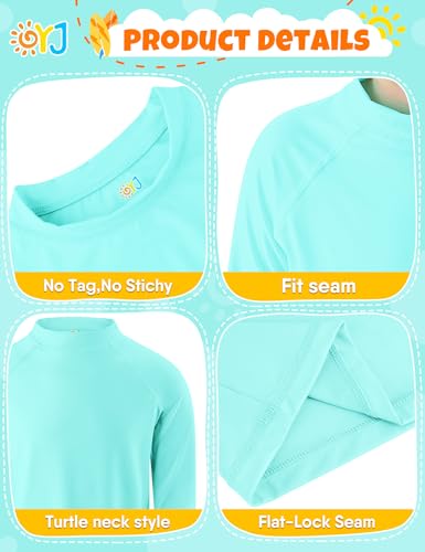 Image of Boys Rash Guard Swim Shirt Long Sleeve Rashguard UPF+ 50 SPF Sun Water Surfing Shirts for Toddler Kids Youth Teen 2T-16Y