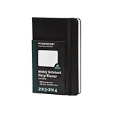  Moleskine Wochen-Notizkalender 18 Monate 2013-2014 / Pocket / Fester Einband / Schwarz (Moleskine Diaries)